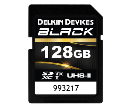 Karta pamięci SD Delkin Devices 128GB SDXC BLACK Rugged UHS-II (V90)